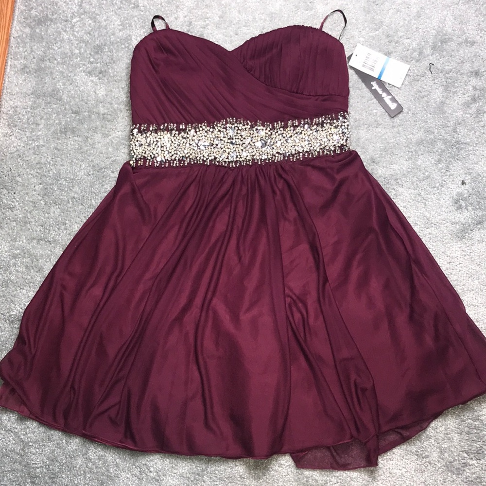 Homecoming Dress Sequin Hearts Size 9 NWT